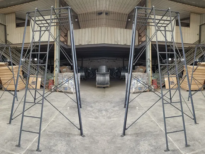 How to Choose a Hunting Stand Suitable for Winter Use 3 10ft height hunting stand tower with 4x4 ft platform – outdoor blind frame by Chuanfoo