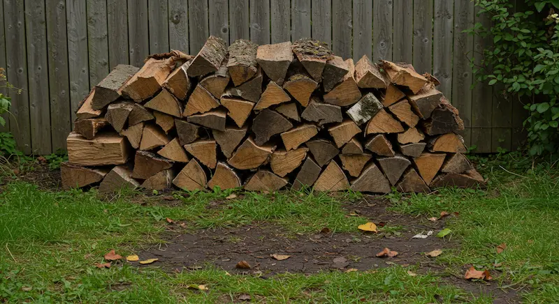 Common Firewood Storage Mistakes and How to Avoid Them 3 Stacking Firewood Against Your House, firewood storage mistakes