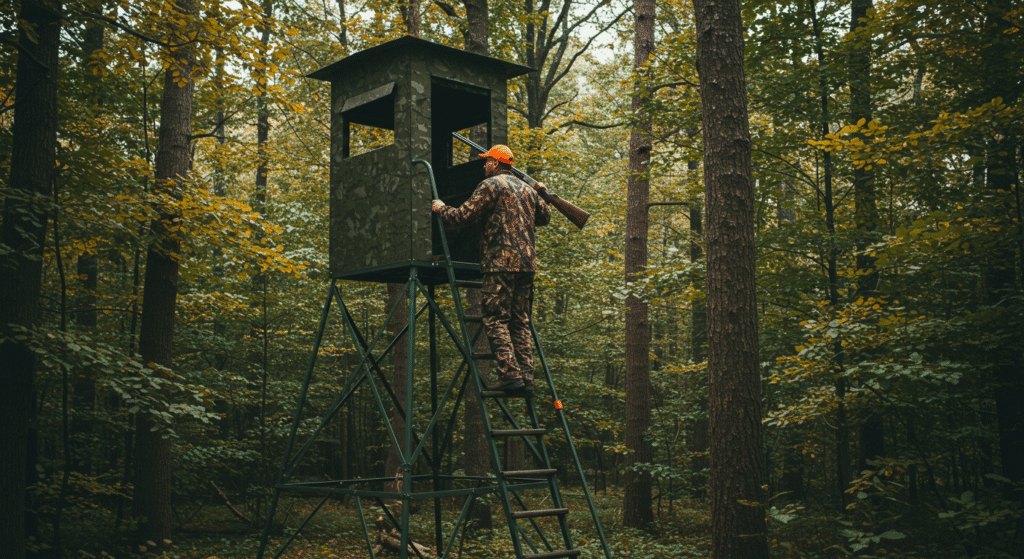 4FT x 4FT x 10FT Hunting Stand: The Ultimate Elevated Hunting Solution 3 image 9