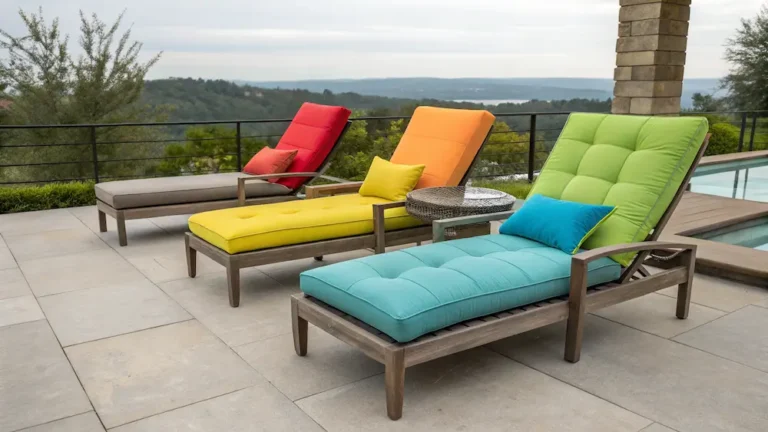 Comfortable Outdoor Lounge Chairs With Removable Cushion Covers